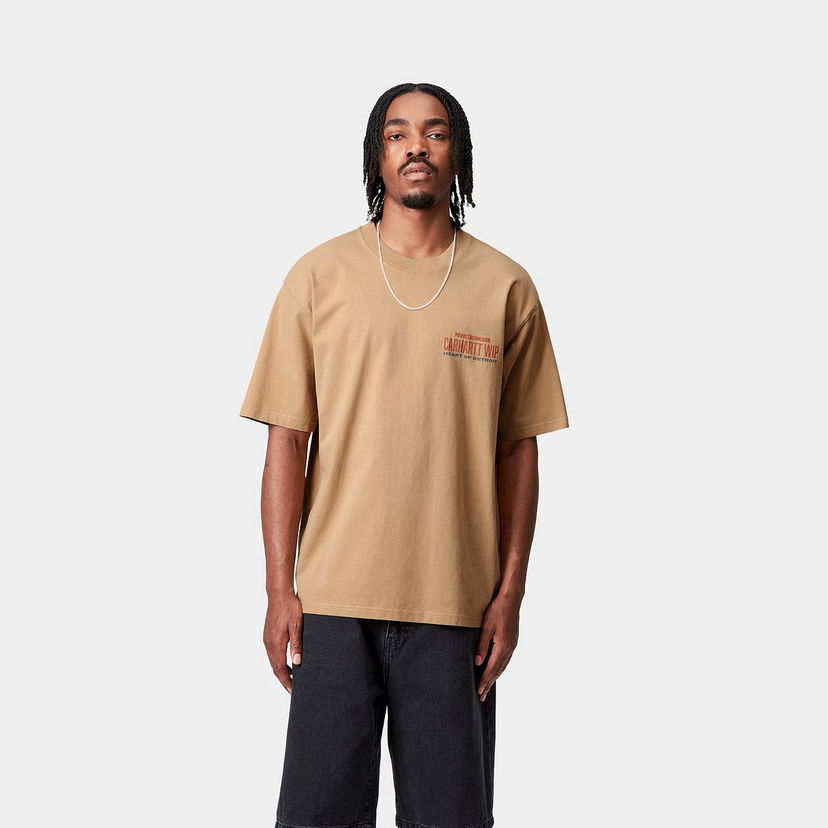 Tričko Carhartt WIP Carhartt WIP Arcan Short Sleeve T-Shirt Hnedá | I035209_9