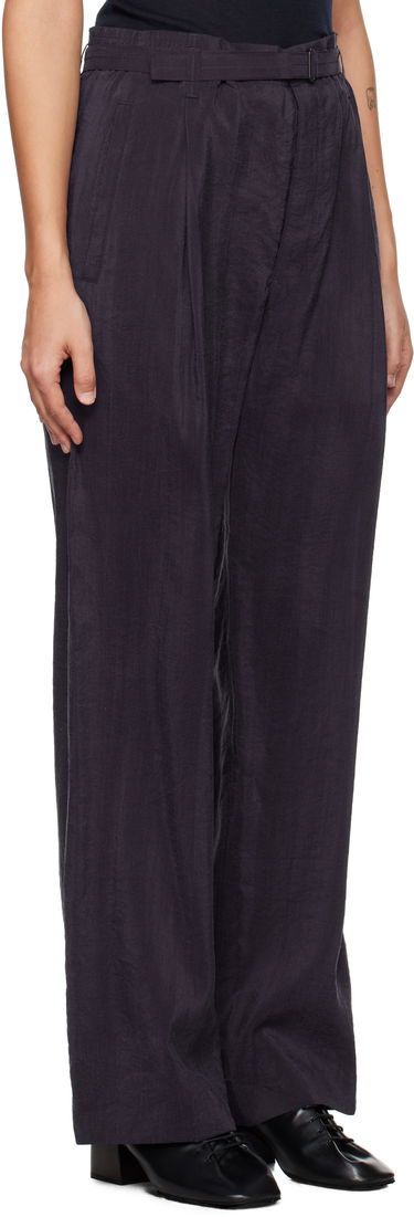 Nohavice LEMAIRE Lemaire Relaxed Belted Trousers Čierna | PA1134 LF1308, 1