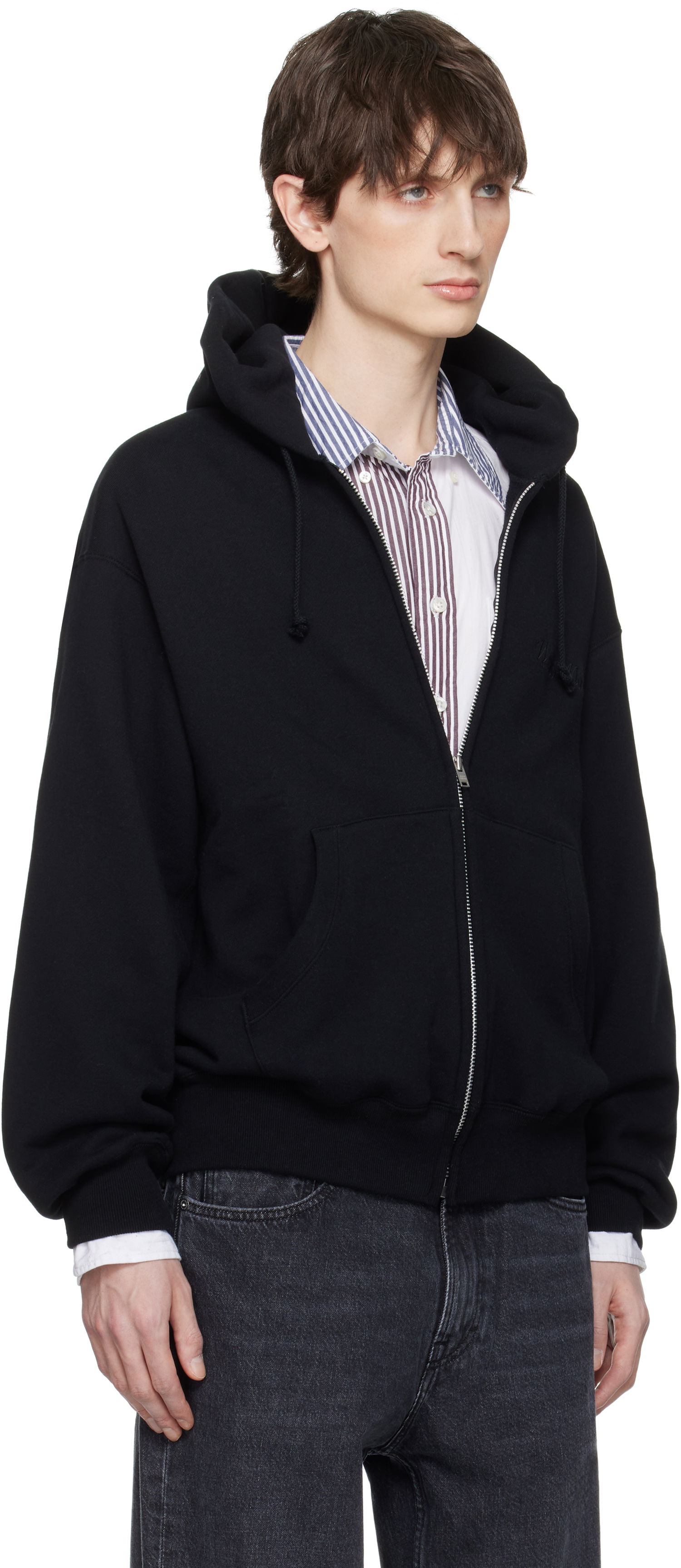 Mikina WACKO MARIA WACKO MARIA 'Fight Club' Middle Weight Full Zip Hoodie Čierna | 25SS-WMC-SS20, 1