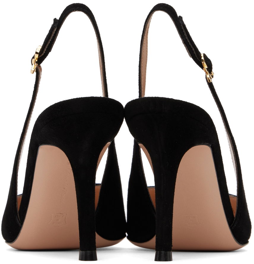 Tenisky a topánky Gianvito Rossi Suede Slingback Pumps Čierna | G95433-85RIC-CAM, 1