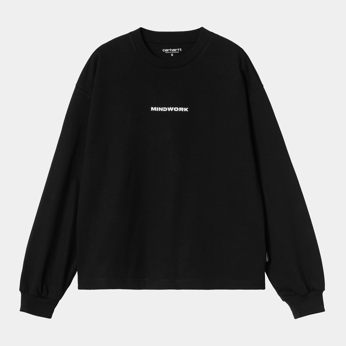 Tričko Carhartt WIP Long Sleeve Mindwork T-Shirt Čierna | I036032_8, 0