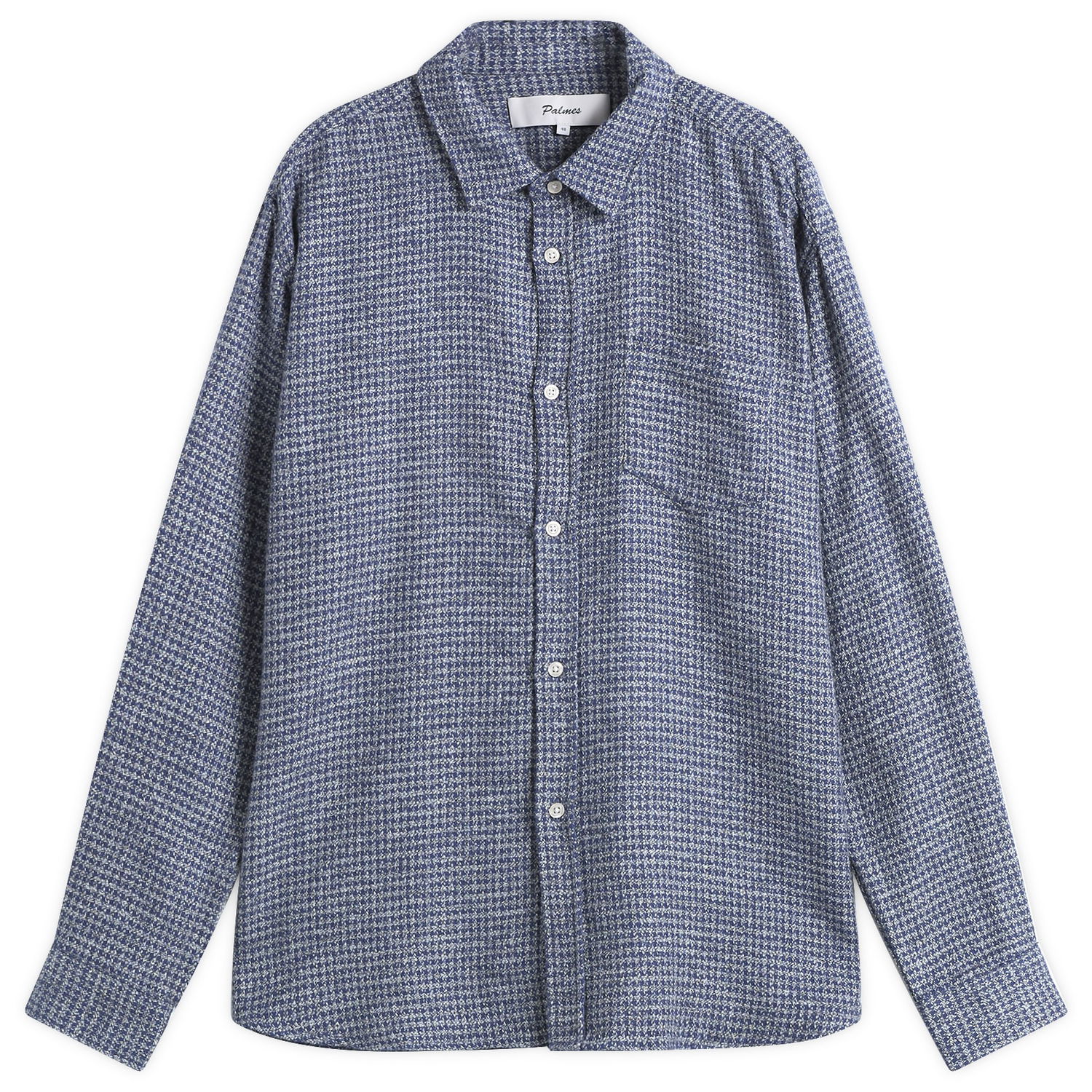 Košeľa Palmes Cotton Mouline Shirt Modrá | P30-0037-677, 1