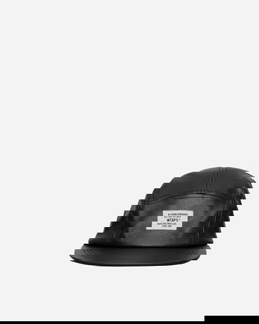 Šiltovka WTAPS T-5 04 Leather 5-Panel Cap Čierna | 242HCDT-HT15 001, 1