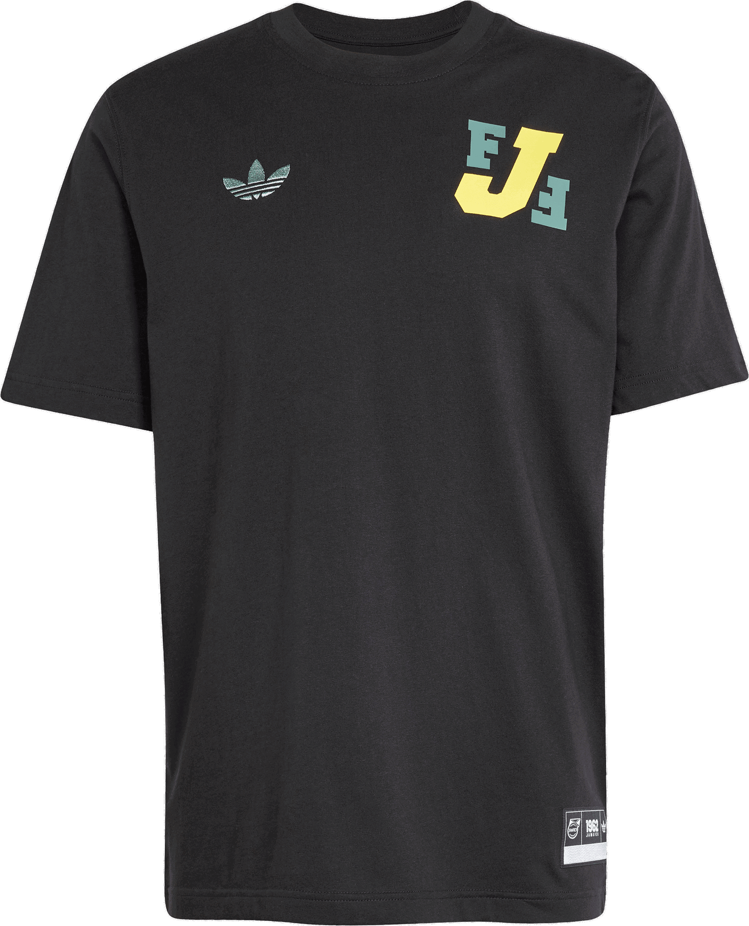 Tričko adidas Originals adidas Originals JAMAICA VRCT T-Shirt Čierna | je5331, 1