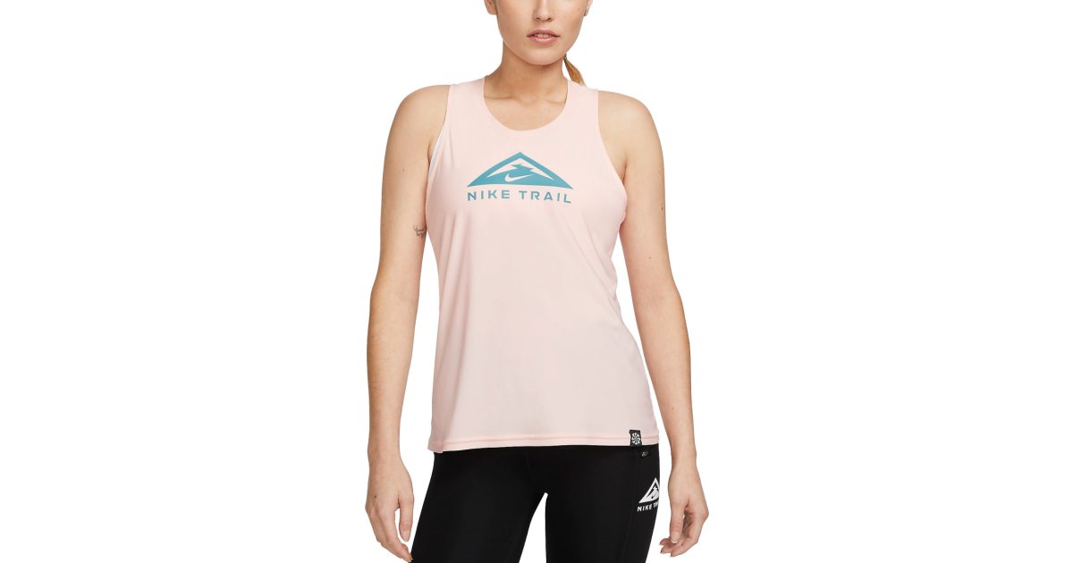 Tielko Nike Dri-FIT Trail Running Tank Top Ružová | dx1023-686, 1