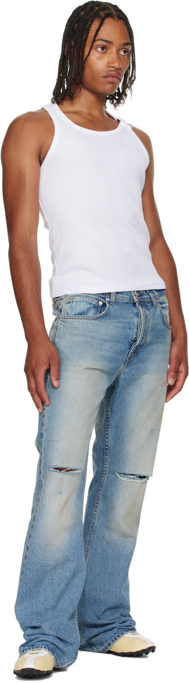 Tielko Jean Paul Gaultier Jean Paul Gaultier 'The Piercing' Tank Top Biela | 25/03-W-TO375-J014-01, 3