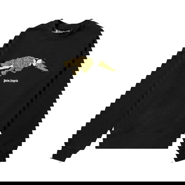 Sveter Palm Angels Croco Crewneck Čierna | PMBA026R21FLE0021055, 1