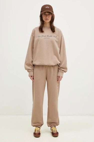 Tepláky Sporty & Rich Sporty & Rich NY Health Club Printed Sweatpants Hnedá | PA036512043BE05, 4