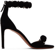 ALAÏA Bombe Suede Heeled Sandals