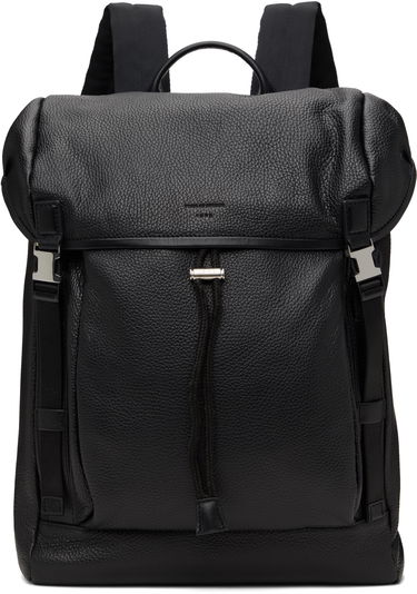 Batoh Tiger of Sweden Tiger of Sweden Baha Leather Backpack Čierna | 112191, 0