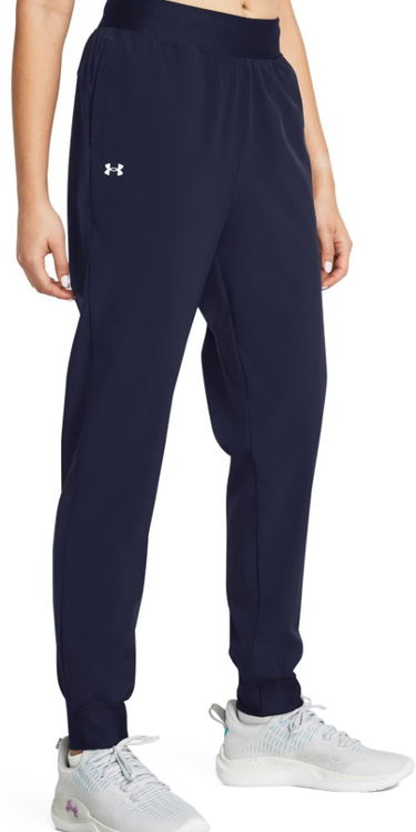 Nohavice Under Armour Rival Hi Rise Woven Pant Navy | 1382727-410, 0