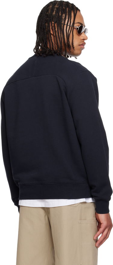 Mikina Givenchy 'GIVENCHY Paris' Gros Grain Sweatshirt Navy | BMJ0NT3YSK499, 2