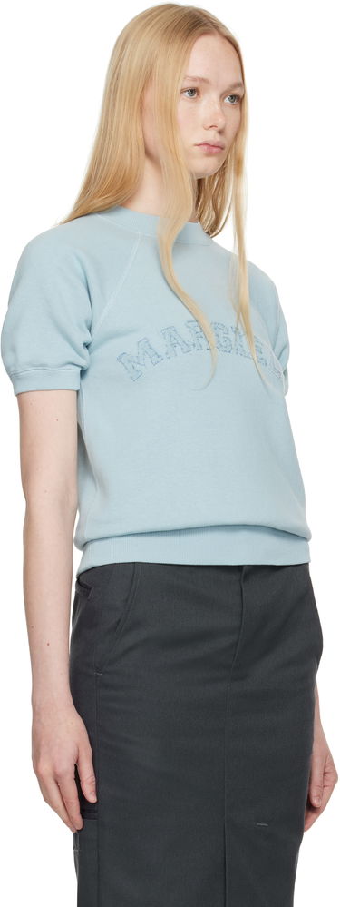 Sveter Maison Margiela Maison Margiela Short Sleeve Sweatshirt Šedá | S51GU0136 M25016, 4