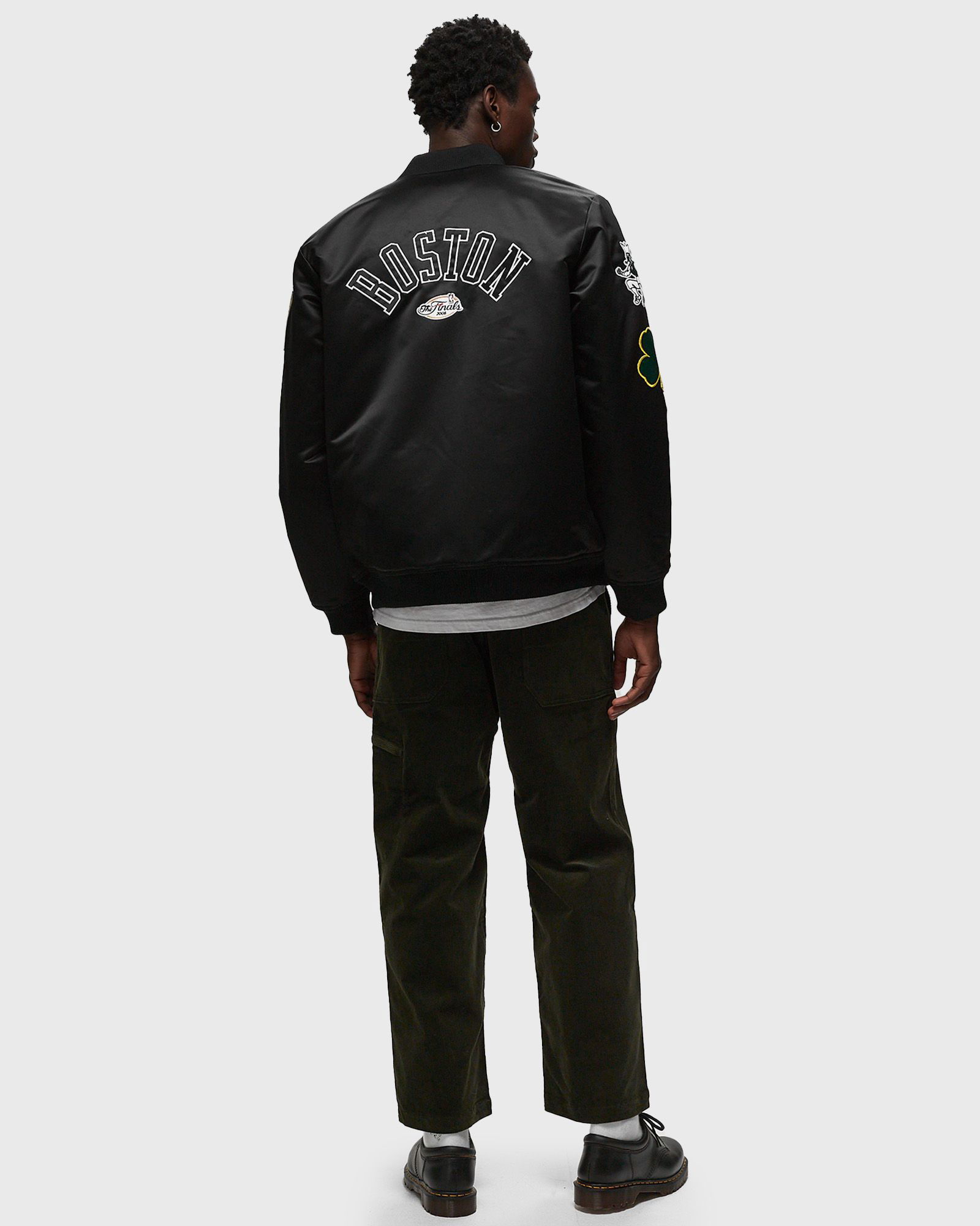 NBA SATIN BOMBER JACKET BOSTON CELTICS