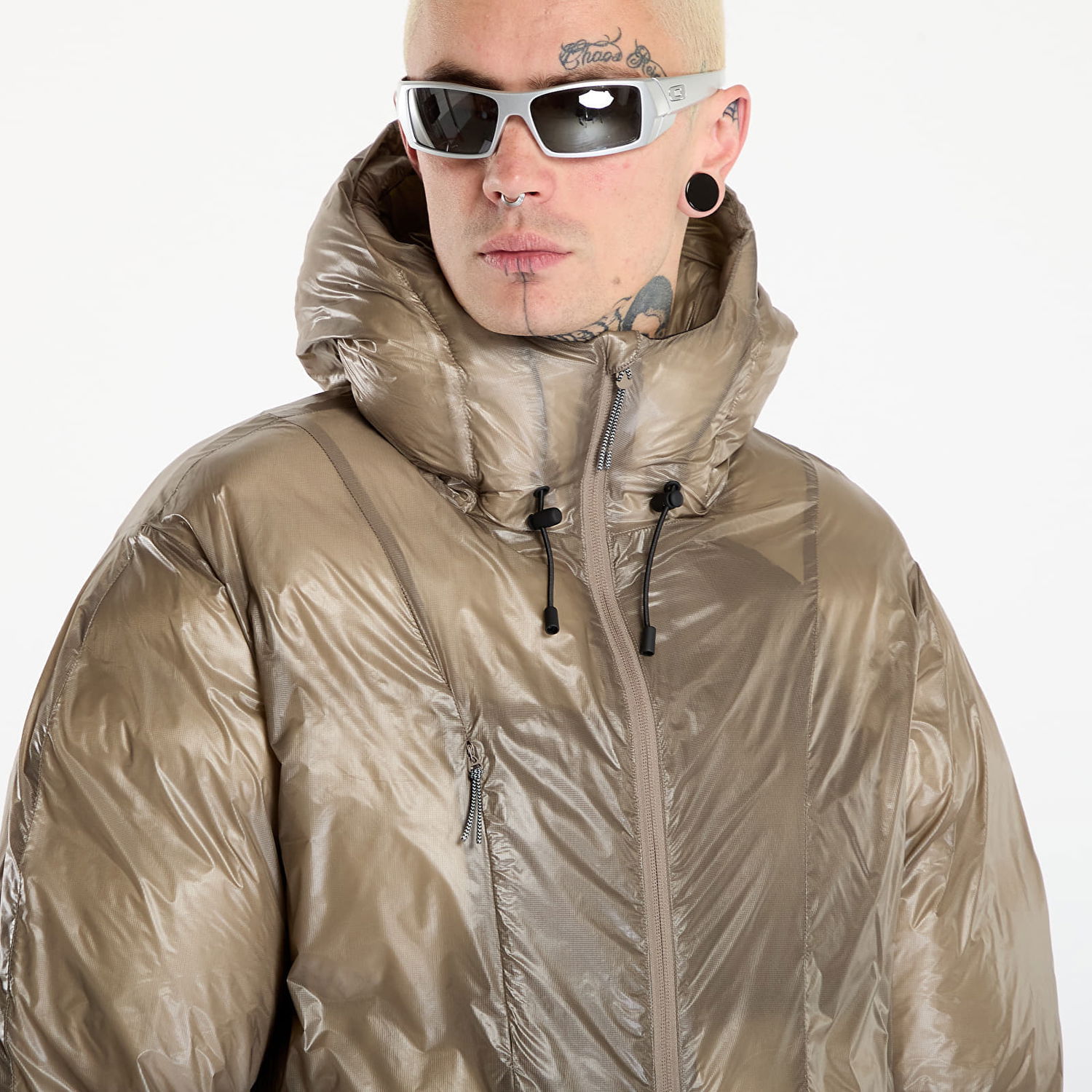 Prešívaná bunda ROA Translucent Puffy Synthetic Down Jacket L Béžová | RBMW0541FA356 BEG0002, 1