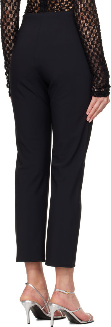 Nohavice Róhe Róhe Cigarette Scuba Trousers Čierna | 414-30-166, 2