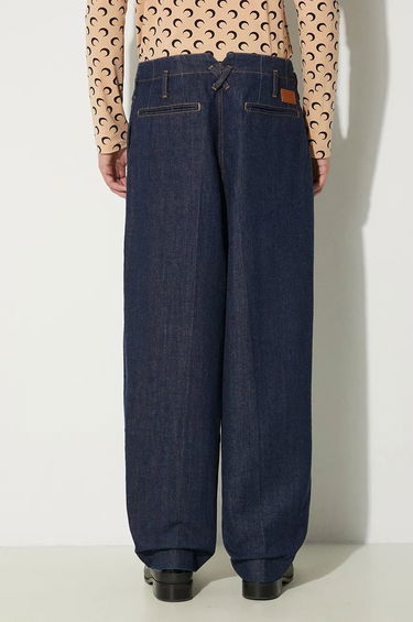 Džínsy KENZO Schoolboy Fit Jeans Modrá | FE65DP4176I1.DM, 2