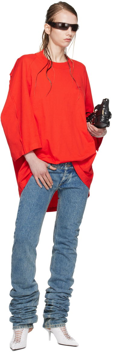 Tričko Jean Paul Gaultier Shayne Oliver Edition Oversized T-Shirt Červená | 24/27-U-TS068B-J063-30, 4