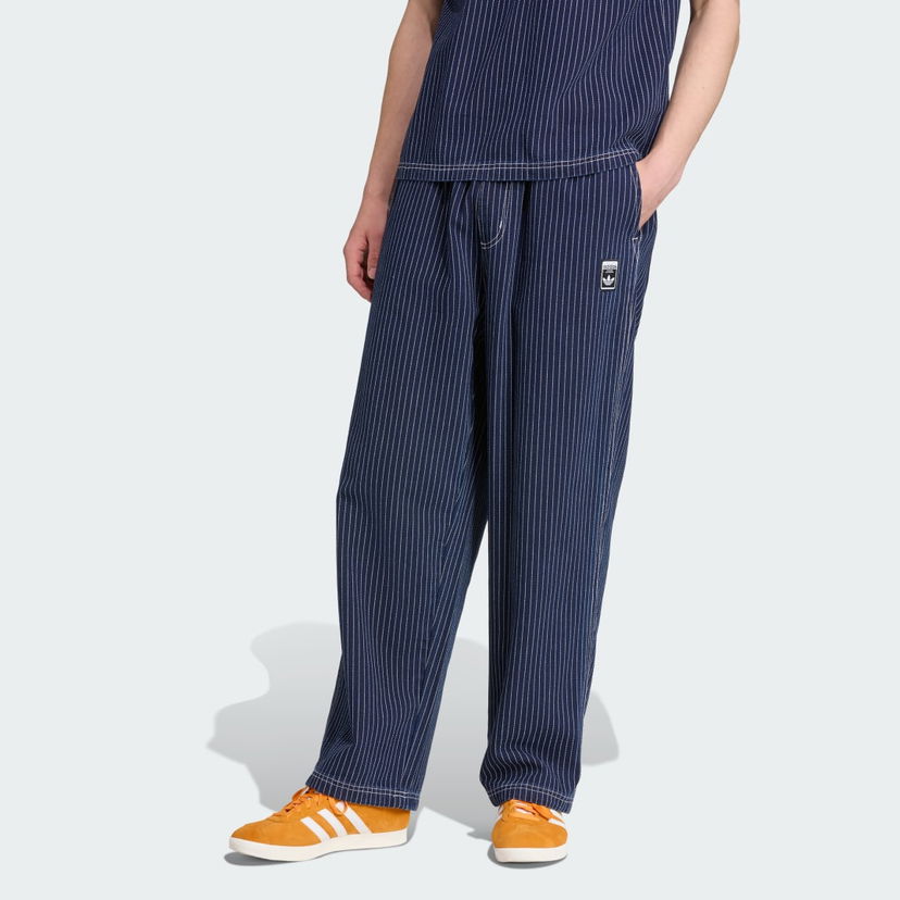 Nohavice adidas Performance Wabash Relaxed Fit Chino Pants Modrá | JW0178