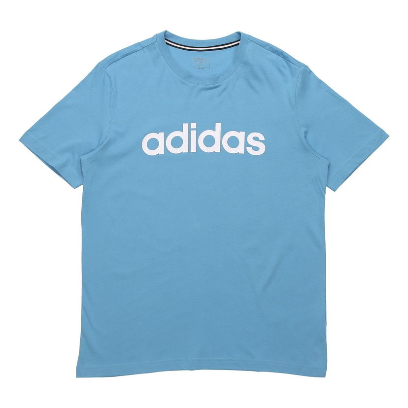 Tričko adidas Originals Neo Casual Round Neck Short Sleeve T-Shirt Modrá | GP4892