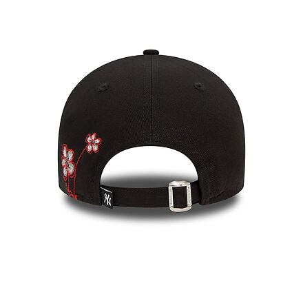 Šiltovka New Era 9FORTY MLB Flower New York Yankees Black / White Čierna | 60435014, 1