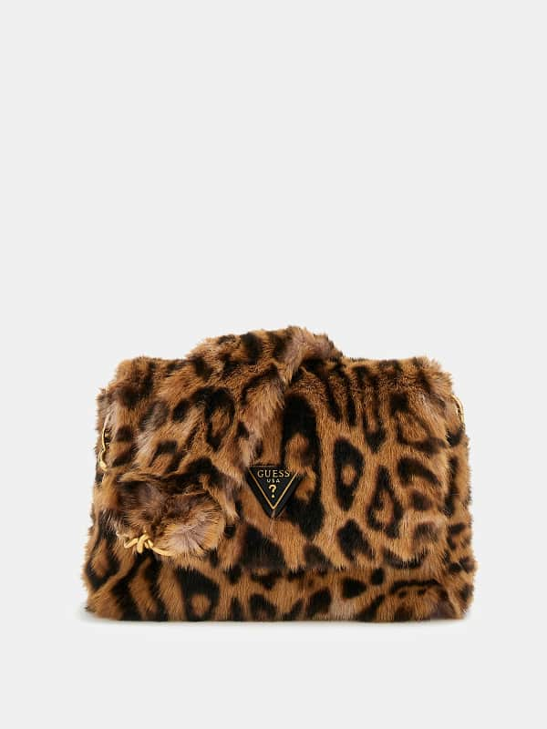 Crossbody Bag Faux Fur