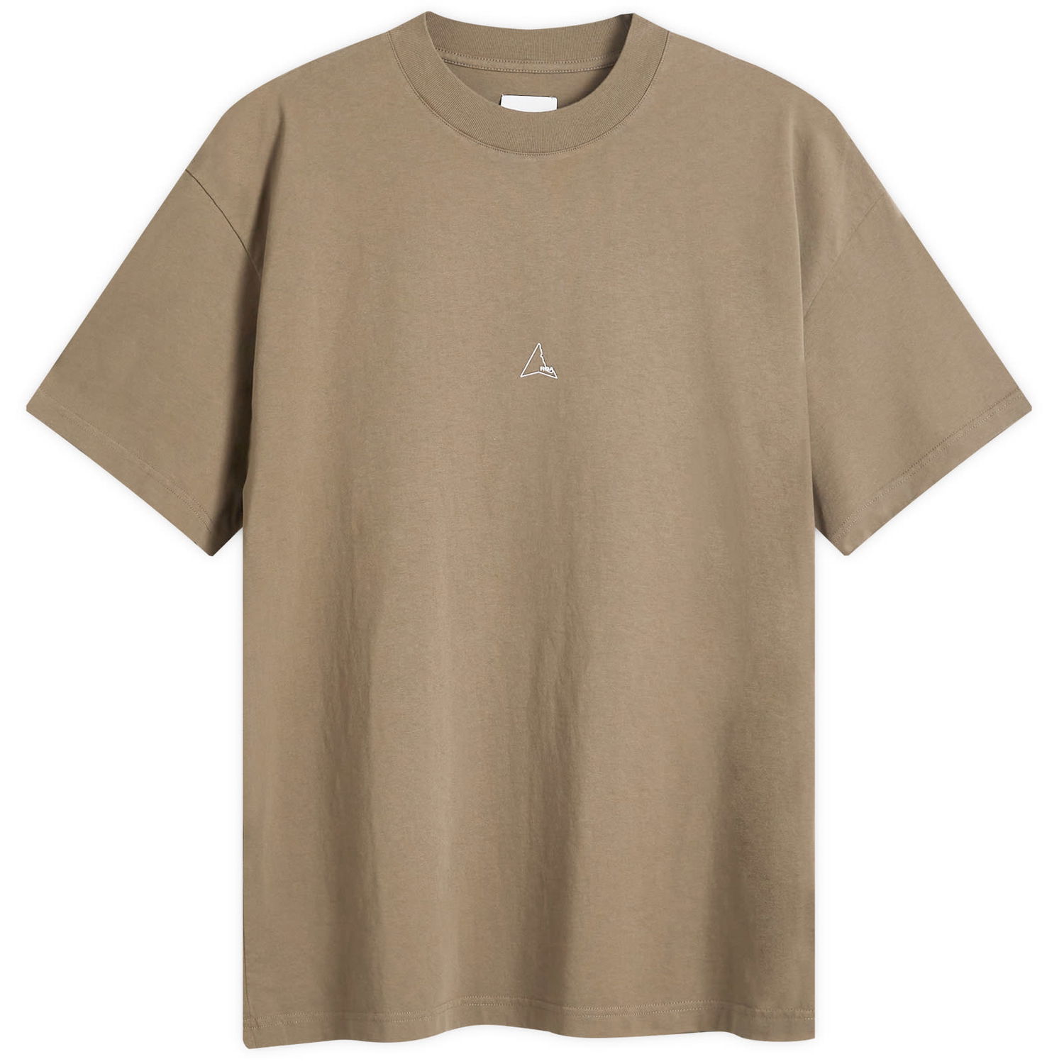 Tričko ROA Regular Logo T-Shirt Hnedá | RBMW0254JY22-GRN0029, 0