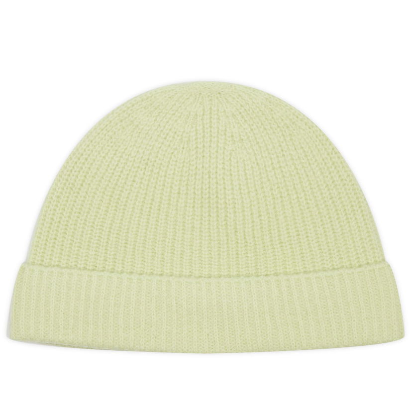 Šiltovka AURALEE Wool Soft Cord Knit Cap Zelené | A24AC07FL-LIME