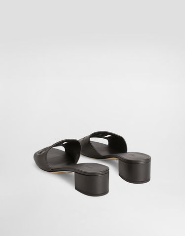 Tenisky a topánky Dolce & Gabbana Calfskin Slides and Mules with DG Logo Čierna | CR1755AY32980999, 3