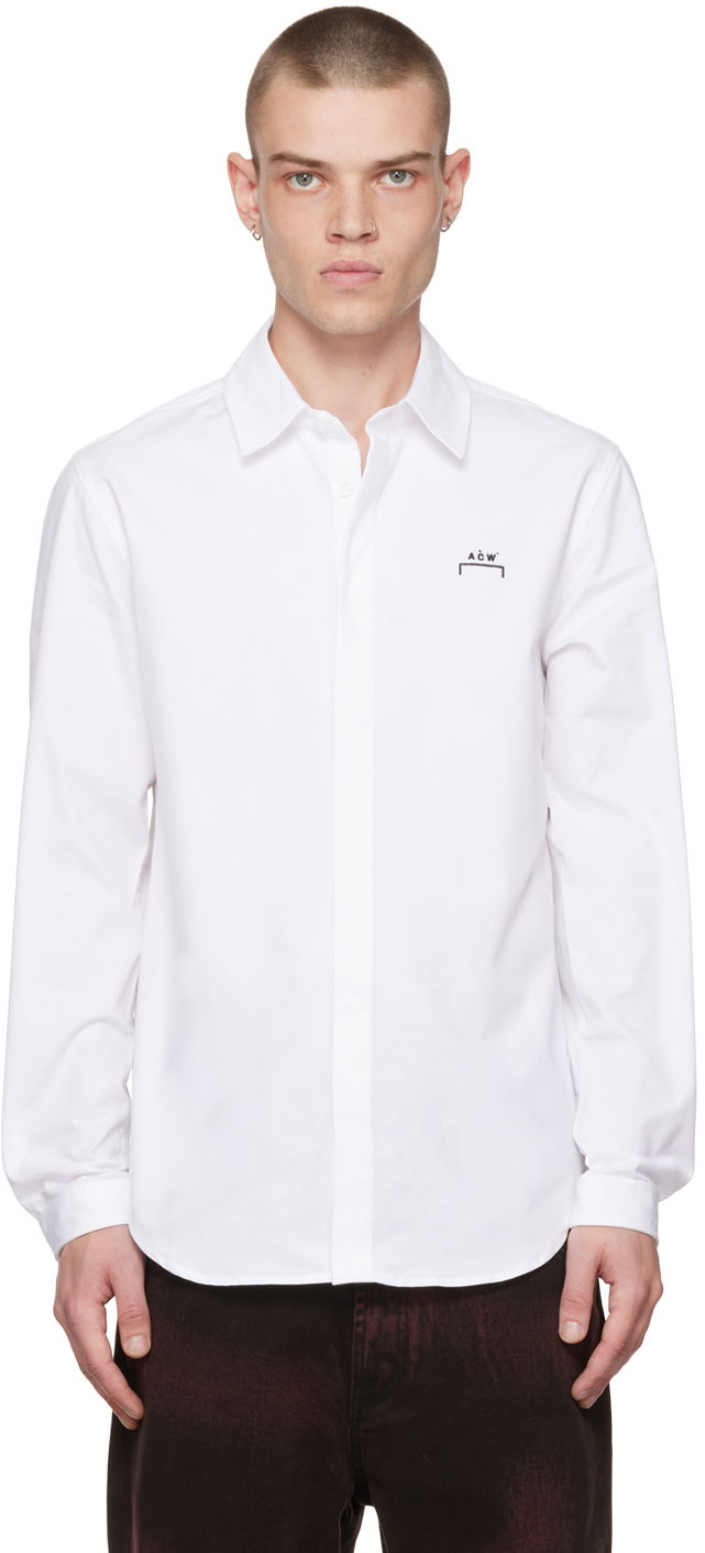 Košeľa A-COLD-WALL* Embroidered Biela | ACWMSH069, 0