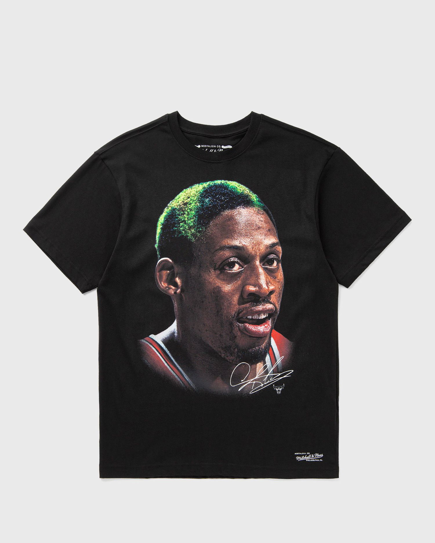 Tričko Mitchell & Ness NBA Dennis Rodman Chicago Bulls Big Face Graphic T-Shirt Čierna | SS13861-CBUBLCK, 1