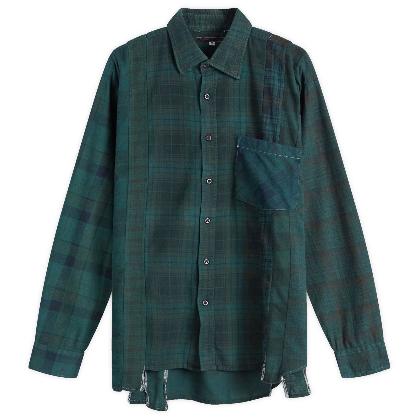 Flannel Shirt 7 Cuts Over Dye Size Large