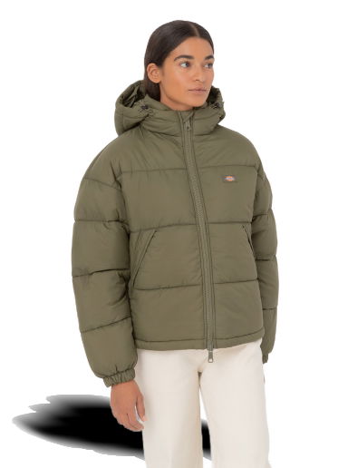 Prešívaná bunda Dickies Alatna Oversized Puffer Jacket Zelené | 0A4YJU