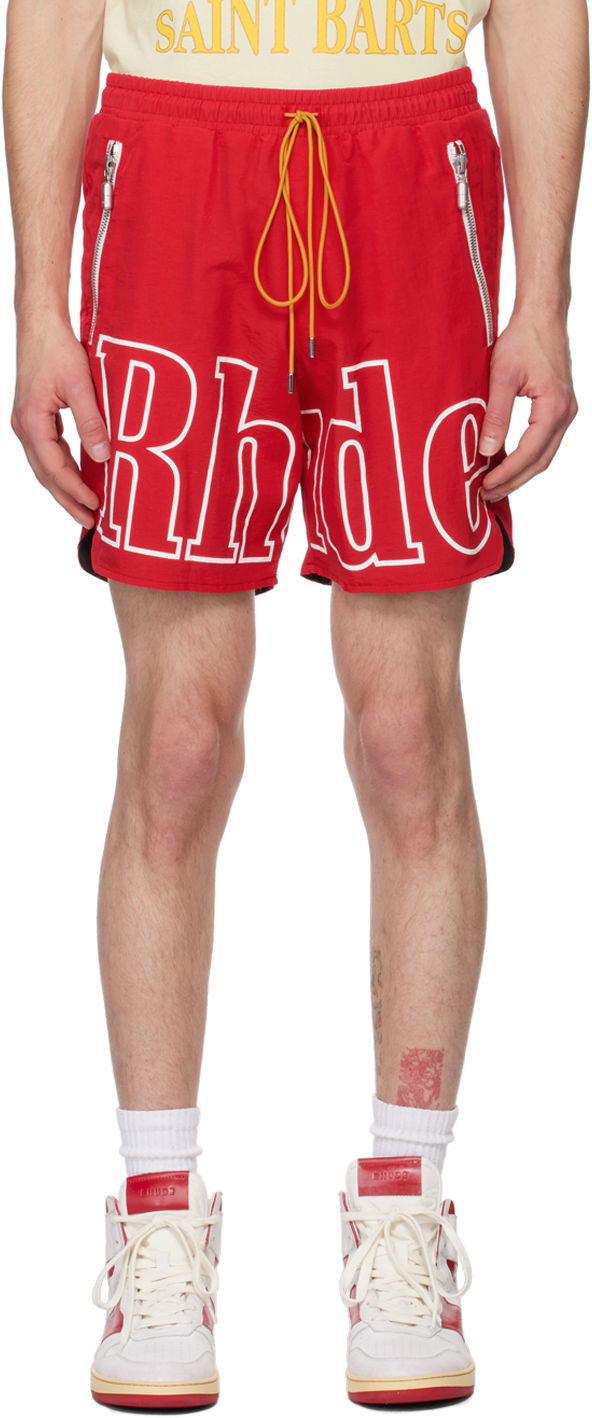 Šortky Rhude Logo Shorts Červená | RHPS24SH26829374