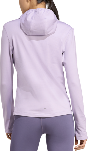 Mikina adidas Originals Own the Run Hooded Running Top Fialová | jw9653, 1