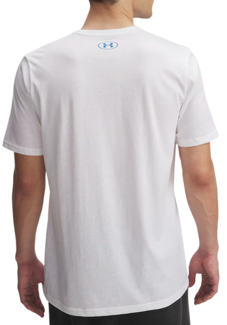 Tričko Under Armour Triple Stack Logo Short Sleeve T-Shirt Biela | 6004173-100, 1