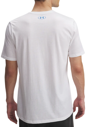Tričko Under Armour Triple Stack Logo Short Sleeve T-Shirt Biela | 6004173-100, 1