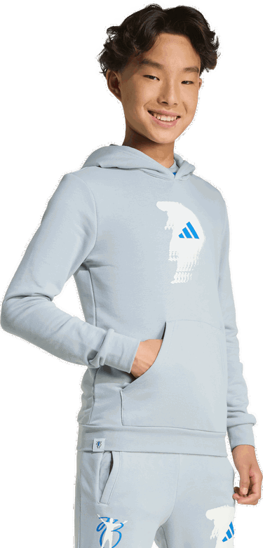 Mikina adidas Performance Kids' Jude Bellingham Hoodie Modrá | JX3965, 4