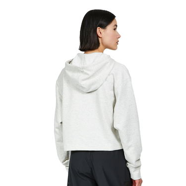 Mikina New Balance Essentials Uni-ssentials Crop Hoodie Biela | UT21502_SAH, 1