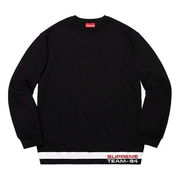 Rib Stripe Crewneck Sweatshirt by Supreme