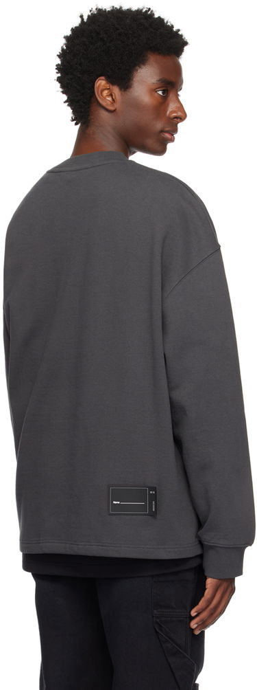 Mikina We11done We11done Graphic Sweatshirt Šedá | WD-TP5-19-114-U-CH, 2