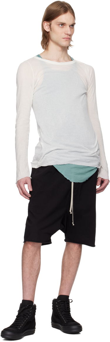 Šortky Rick Owens Hollywood Drawstring Pods Shorts Čierna | DU01E3380 RIGP, 3