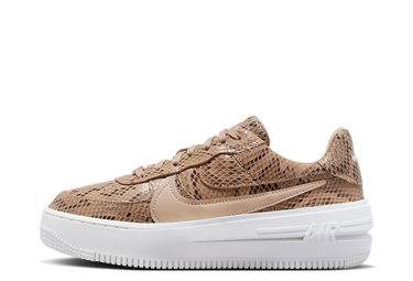 Tenisky a topánky Nike Air Force 1 PLT.AF.ORM Brown Snakeskin Print W Hnedá | FJ4965-200, 4