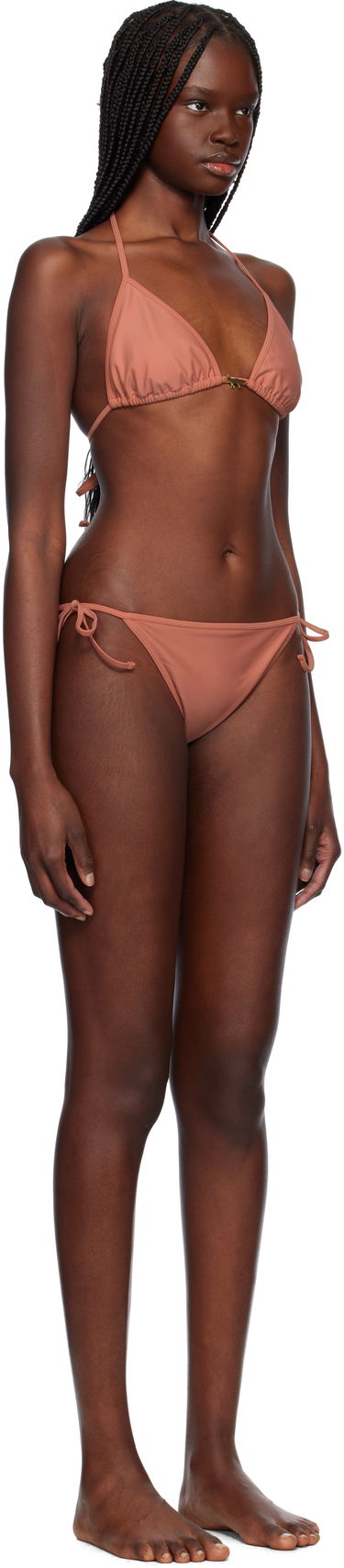 Plavky MAISON KITSUNÉ Maison Kitsuné Baby Fox Bikini Set Ružová | OW03201KQ0001, 1