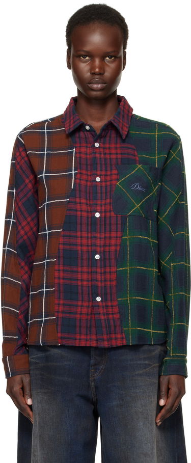 Košeľa Dime Triple Plaid Shirt Rôznofarebný | DIMEHO249MUL, 4