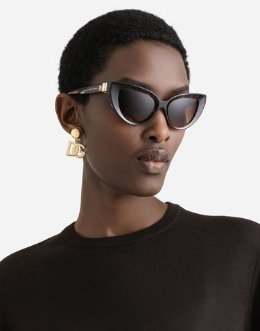 Slnečné okuliare Dolce & Gabbana Dolce & Gabbana Dg Hinge Cat-Eye Sunglasses Hnedá | VG4497VP2749V000, 1