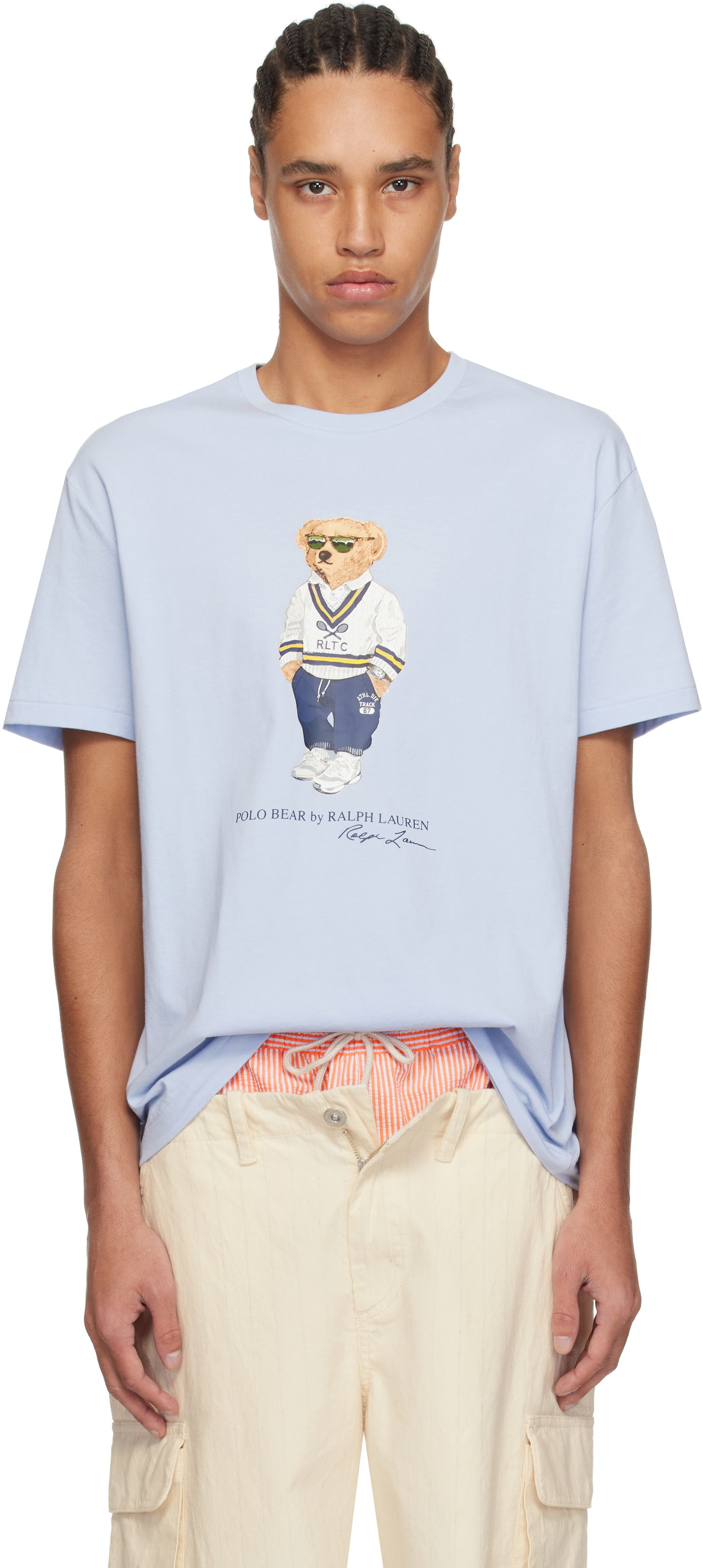 Tričko Polo by Ralph Lauren Ralph Lauren Classic Fit Polo Bear T-Shirt Modrá | 710973141001, 0