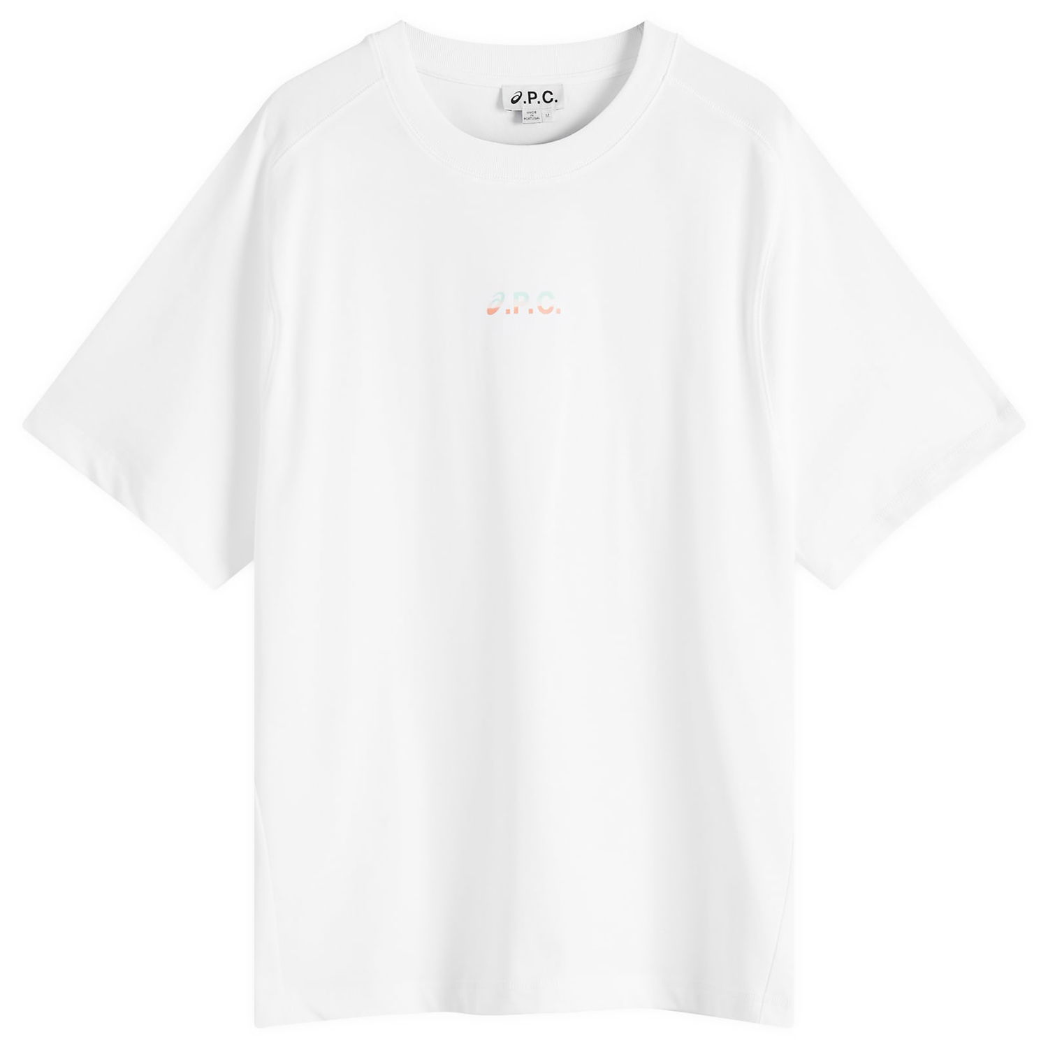 Tričko A.P.C. Men's A.P.C. x Asics Wind Logo T-Shirt Biela | COEAV-H26453-AAB, 1