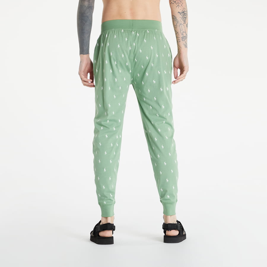 Pyžamo Polo by Ralph Lauren All Over Pony Sleep Pant Zelené | 714830279009, 1