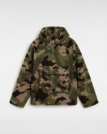 Mikina Vans Sherpa Hoodie Camo Zelené | VN000HN197I, 0
